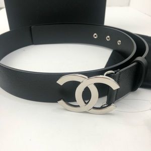 BNWT Chanel Black Caviar Belt size 80
